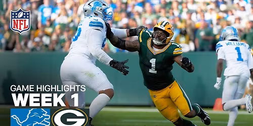 Detroit Lions vs. Green Bay Packers