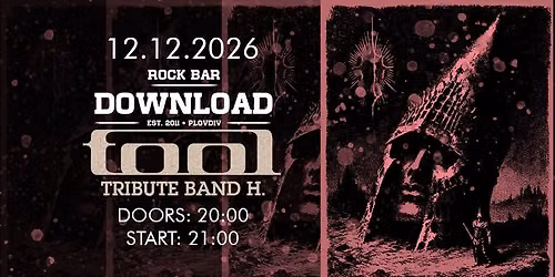 TOOL tribute band H. at DOWNLOAD | 12.12.2026
