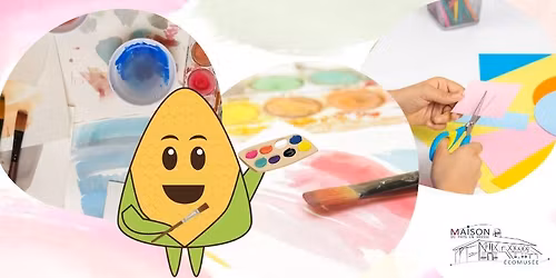 Atelier familles "Aquarelle et papier d\u00e9coup\u00e9"