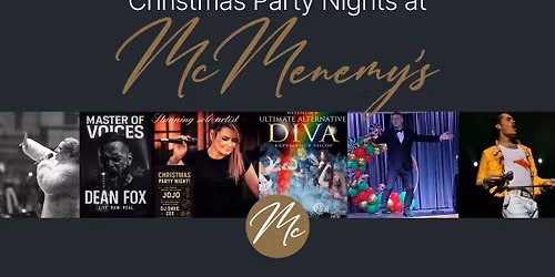 Christmas Party Nights at McMenemy's with Jojo 