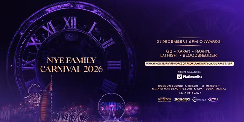 NYE Family Carnival 2026 at Horizon Beach & Lounge, Dubai