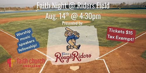 Faith Night @ Frisco Rough Riders