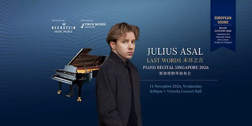 Julius Asal Piano Recital Singapore 2026