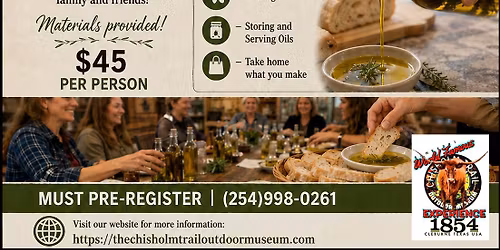 HOMESTEADING - Infused Olive Oils Workshop