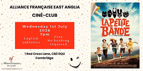 Cin\u00e9-club in Cambridge - La Petite Bande (The Little Gang)