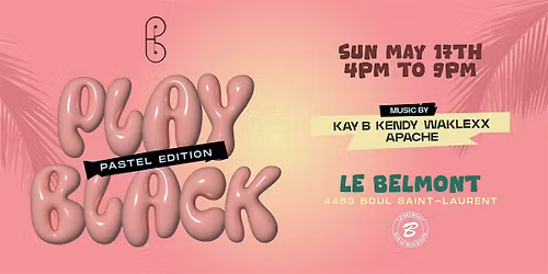 PLAYBLACK DAYPARTY - PASTEL EDITION