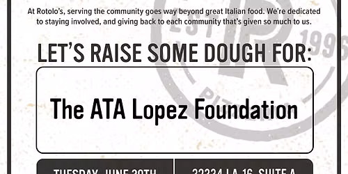 Pizza For A Cause- Watson Rotolo\u2019s \ud83c\udf55