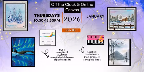 Off the Clock & On the Canvas @Studio on 6th January 2026