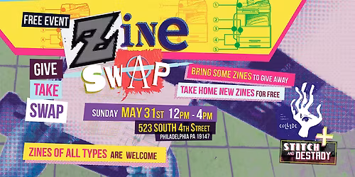 ZINE SWAP at STITCH AND DESTROY