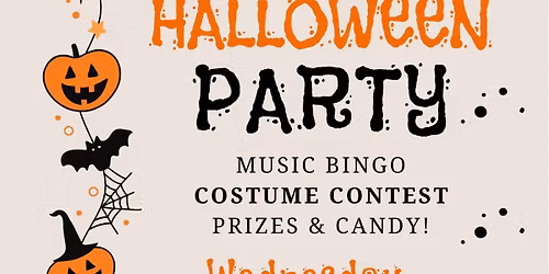 Kid\u2019s Halloween Party with Music Bingo