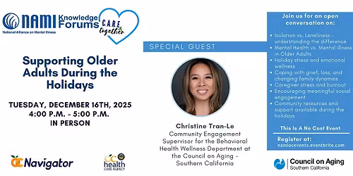 NAMI Care Together: Supporting Older Adults During the Holidays