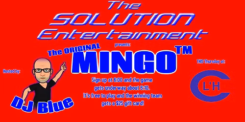 The ORIGINAL Mingo\u2122 at L'Hirondelle Club 6pm (w\/DJ Blue)