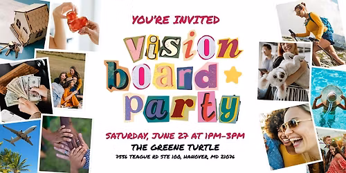 Vision Board Party at The Greene Turtle