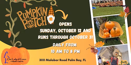The Pumpkin Patch at Our Lady of Grace in Palm Bay