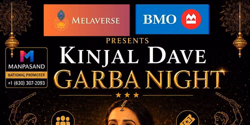 Melaverse Garba Night 2026 | Kinjal Dave LIVE | Sep 26 | Noblesville, IN