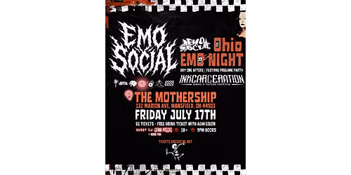 Emo Social: Inkarceration Afters Pregame Party @ The Mothership