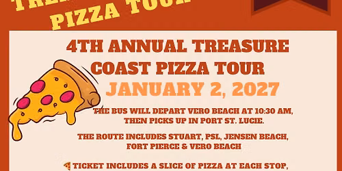 4th Annual Treasure Coast Pizza Tour