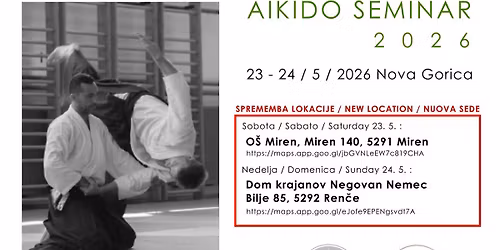 Aikido seminar - Brahim Si Guesmi