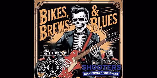Bikes, Brews, & Blues at Shooters Cedar Park! 1\/15