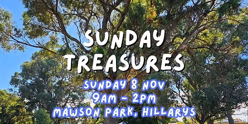 Sunday Treasures at Mawson Park 8 November