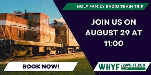 Ride the Middletown and Hummelstown Railroad Train with WHYF Radio