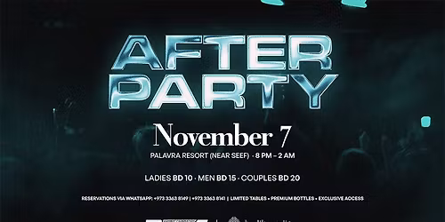 BRAVE 100 AFTER PARTY \u00d7 PALAVRA \u2014 \u201cAFTER THE FIGHT COMES THE NIGHT\u201d