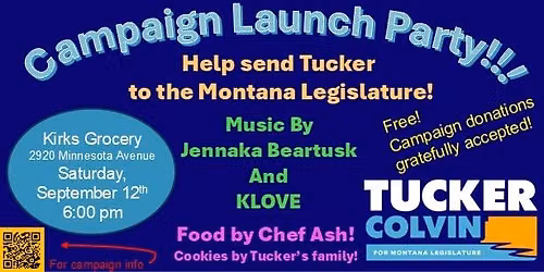 Campaign Launch Party for Tucker Colvin for HD48
