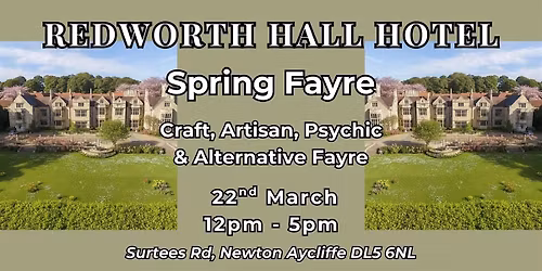Spring Fayre At Redworth Hall Hotel