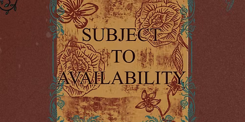 Subject To Availability