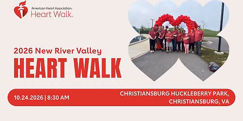 The 2026 New River Valley Heart Walk