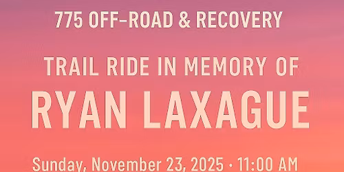 Memorial Trail Ride in Honor of Ryan Laxague