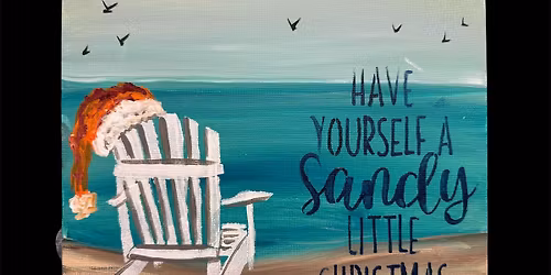 Coffee and Canvas "Sandy Lil Christmas"