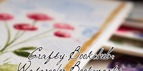 Crafty Bookclub:Watercolor Bookmark