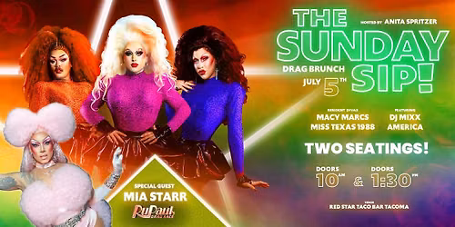 THE SUNDAY SIP DRAG BRUNCH: PRIDE EDITION!
