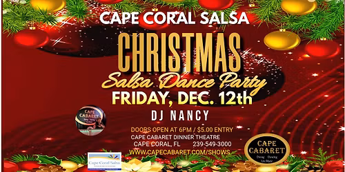 FRIDAY NIGHT SALSA DANCE PARTY w\/ A Christmas Twist