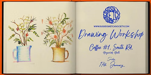 Drawing Workshop - Drawing \/ Painting Flowers with pen and Watercolours