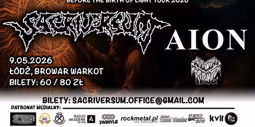 SACRIVERSUM, AION, WIECZNY MR\u00d3Z - 9.05, Browar Warkot, \u0141\u00f3d\u017a