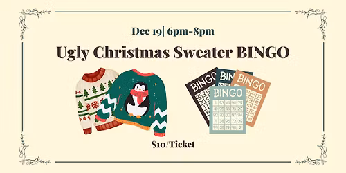 \ud83c\udf85 Ugly Christmas Sweater BINGO