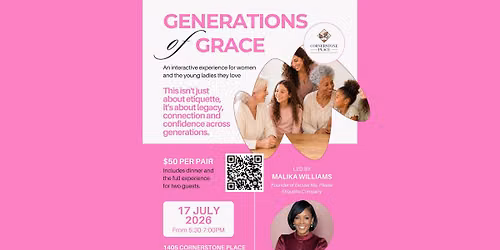 Generations of Grace Interactive Etiquette Class at Cornerstone Place