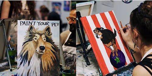 Calgary\u2019s Paint & Sip Experience at Raw Canvas: Paint Your Pet