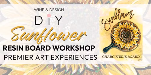 Sunflower Resin Board Workshop!
