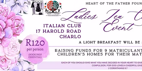 Ladies Charity Tea Event
