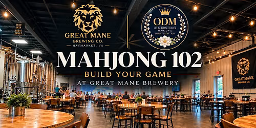 Mahjong 102: Build Your Game at Great Mane Brewery