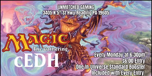 MTG: Monday Night cEDH - COMPETITIVE - Weekly at 6:30pm
