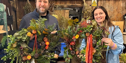 Autumn Wreath workshop with Thornbridge Blooms