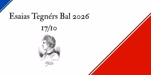Esaias Tegn\u00e9rs bal 2026 - Save the date!
