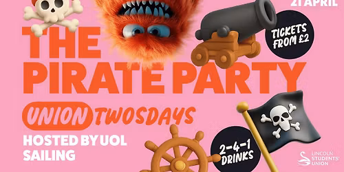 Union Twosdays Presents: Pirate Party \ud83c\udff4\u200d\u2620\ufe0f