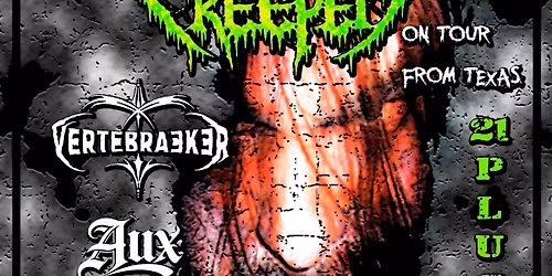 CREEPER ON TOUR | VERTEBRAEKER, AUXJAW, APEX NEMESIS, LOST DUTCHMAN | METALHEADS CLUBHOUSE | AUG1ST