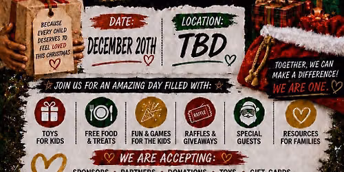 7TH Annual \u201cBless A Child\u201d Holiday Event \ud83e\udef6\ud83c\udffc 