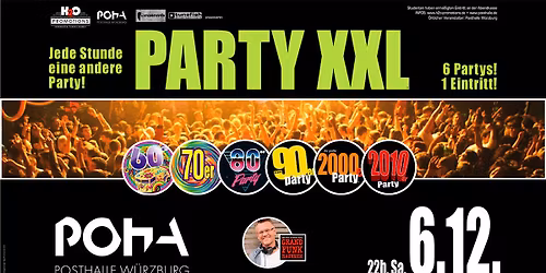 PARTY XXL | POSTHALLE W\u00dcRZBURG